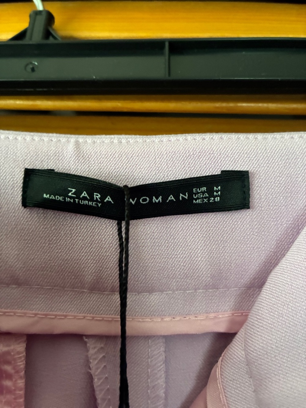 Zara women Light Lavender Dress Pants - Tailored Straight Leg length 36” - Picture 4 of 5